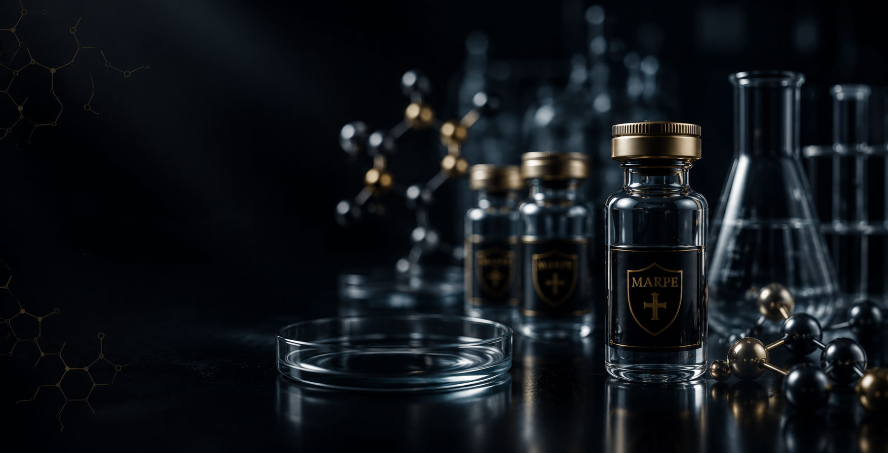 MARPE research peptide vials (research use only)